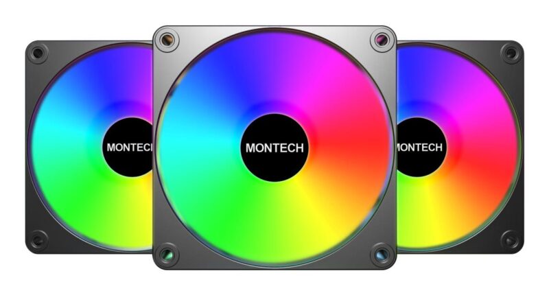 CASE FAN 120MM GF120R V2/ARGB PWM 3I1 (B) MONTECH CASE FAN 120MM GF120R V2/ARGB PWM 3I1 (B) MONTECH