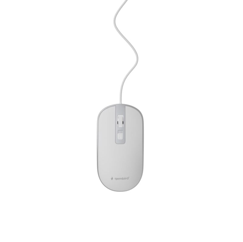 MOUSE USB OPTICAL WHITE/SILVER/MUS-4B-06-WS GEMBIRD MOUSE USB OPTICAL WHITE/SILVER/MUS-4B-06-WS GEMBIRD