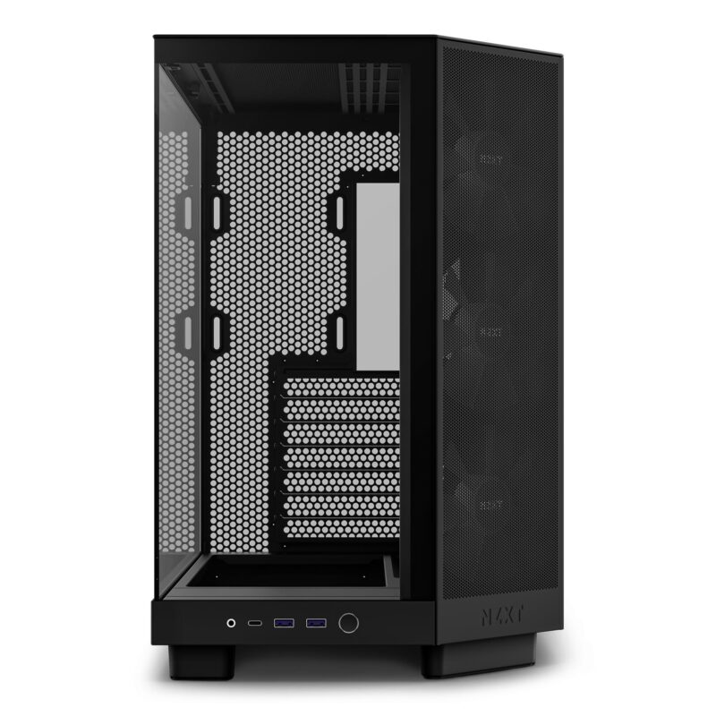 Case|NZXT|H6 Flow RGB|MidiTower|Case product features Transparent panel|Not included|ATX|MicroATX|MiniITX|Colour Black|CC-H61FB-R1