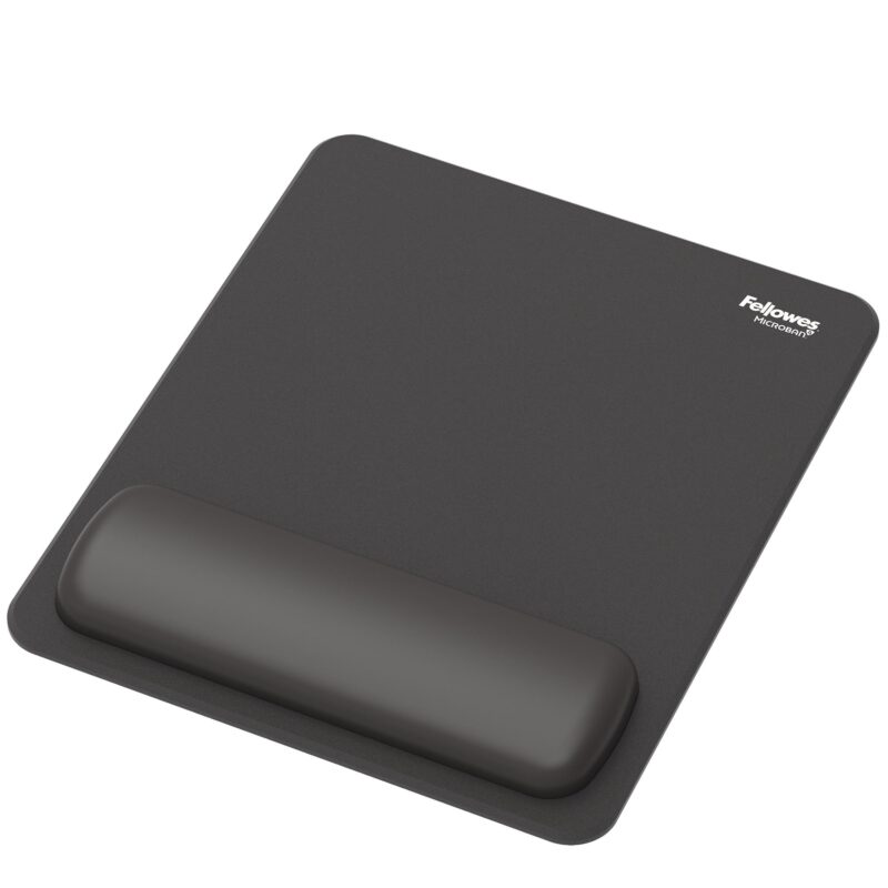MOUSE PAD WRIST REST/BLACK 100142555 FELLOWES MOUSE PAD WRIST REST/BLACK 100142555 FELLOWES