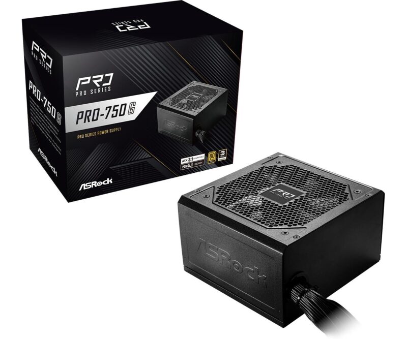 Power Supply|ASROCK|ATX|PC|100 - 240 V|750 W|PRO-750G Power Supply|ASROCK|ATX|PC|100 - 240 V|750 W|PRO-750G